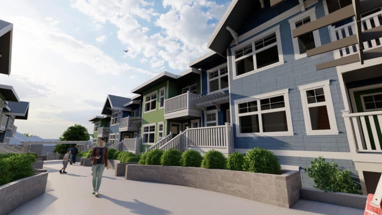 Townhouse project building port moody